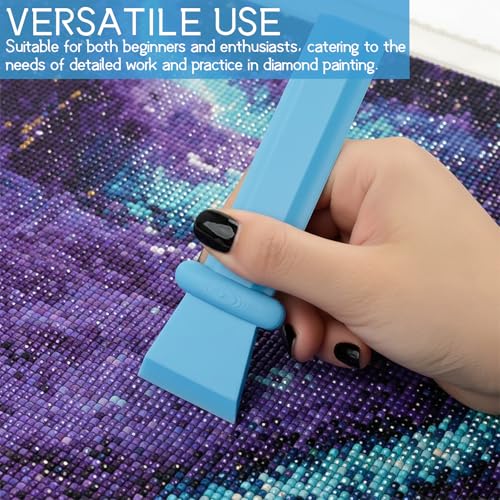 2 Pieces Diamond-Paint Art Aligning Tool - Straightening and Repair Accessories for DIY Enthusiasts, Lightweight 3D Printed Crafting Aid