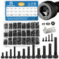 2240Pcs Metric Screws Assortment M2-M5 Hex Socket Head Cap Screws Bolts