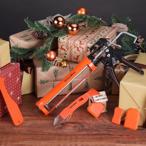 ValueMax Caulk Tool Kits and Caulk Gun, Silicone Caulking Gun