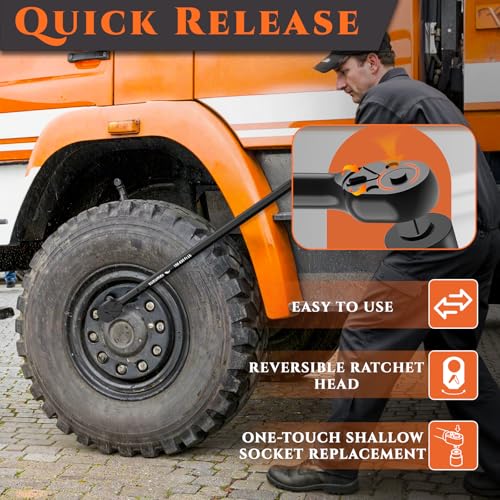 SUZUME 3/4 Torque Wrench Drive Loud Click (100-650 Ft.Lb/ 135.6-881.4 N.m) - size: 3/4"