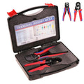 Ferrule Crimping and stripperring Tool Kit, Contain One AWG 23-7 (0.25-10mm²) Self-Adjustable Ratchet Wire Crimping Tool, Suitable for AWG10-24(0.2-6mm²) Wire Stripper and 1900PCS Wire Terminals - size: 1900 pcs+Stripper+Crimper