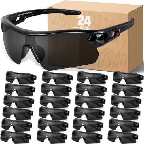 OXG Work Safety Glasses for Men Women, ANSI Z87.1 UV Protection - color: 24p-grey