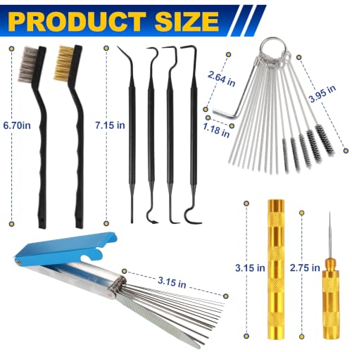 Carburetor & Torch Tip Cleaner for Motorcycle, Lawnmower, ATV, Small Engine
