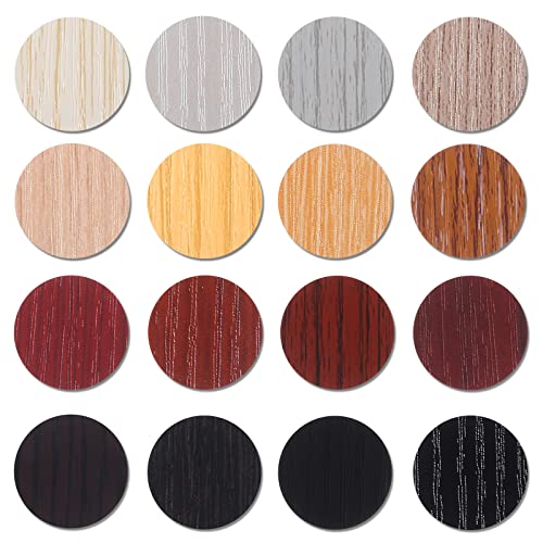 Epakh 864 Pcs Screw Hole Covers Wood Stickers 0.83 Inch,Multi Color - color: Multi Color