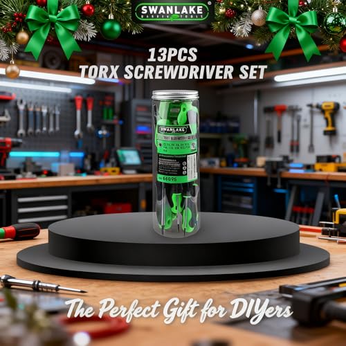 SWANLAKE Magnetic Torx Screwdriver Set - 13 Pieces - T5 to T40 Star Screwdrivers - style: 13-Piece Torx Screwdriver Set