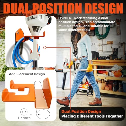 Weedeater Hanger, 3 Pack Weed Eater Hanger for Wall, Weed Wacker Holder - color: 3 Pack