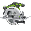 Greenworks 24V Brushless 6-1/2" Circular Saw, 4,800 RPM, Adjustable Cutting Depth 45°/90°, Tool Only - size: 6-1/2", style: Tool Only