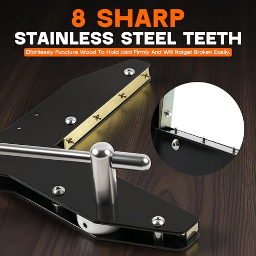 Miter Clamps for Woodworking - Corner Clamps for Picture Frames, Window & Door Casing, Cabinet Trim, DIY Crafting - Secure 90° Angle Grip for Precision Projects
