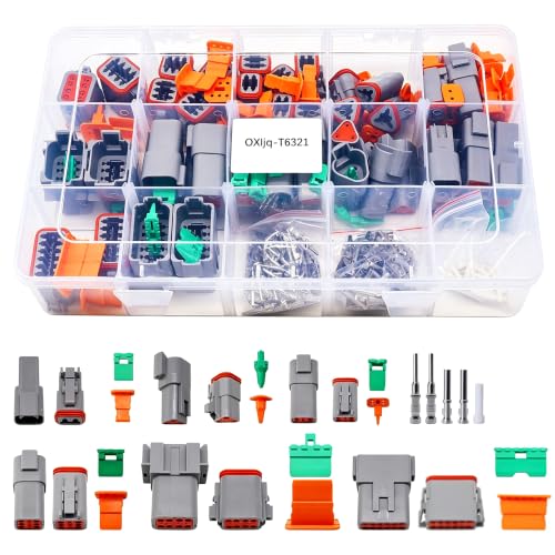 28 set Deutsch Connector Kit, 2 3 4 6 8 12 Pin Deutsch DT Connectors - style: 28 sets 2/3/4/6/8/12 Pin