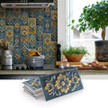VICCI 16Pcs Tile Decals 8" x 4" Peel & Stick Kitchen Backsplash - color: Sjm-306, size: 8x4IN*16PCS