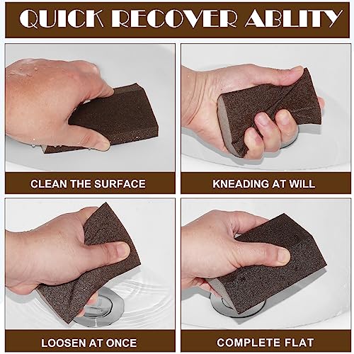80 Grit Angled Sanding Blocks, Jamiikury Coarse Sponge Sand Block Washable and Reusable, Wet & Dry Sandpaper Block for Wood Metal Drywall and Furniture Paint - Pack of 8 - size: 80 Grits