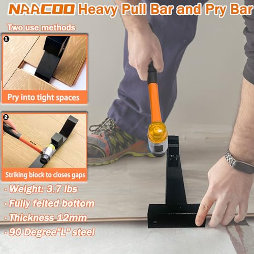 NAACOO Laminate Flooring Tools, 4in1 Pro Floor Install Kit for Vinyl Plank - size: Pro-4 in 1 Flooring Tools
