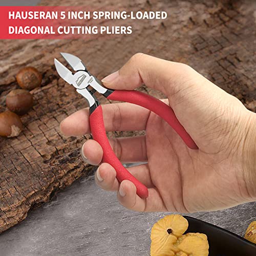5 inch Wire Cutters, 5 Pack, Diagonal Cutters, Side Wire Snips - color: 5 Inch 5 Pack