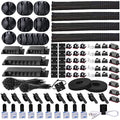 311Pcs Cable Management Organizer Kit 4 Cable Sleeve Split - size: 311 PCS