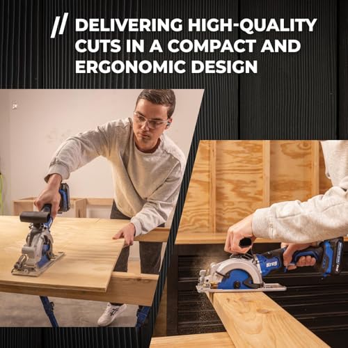 Kreg 20V Ionic Drive 4 1/2" Circular Saw Kit, KPTBCS450A40, With Battery