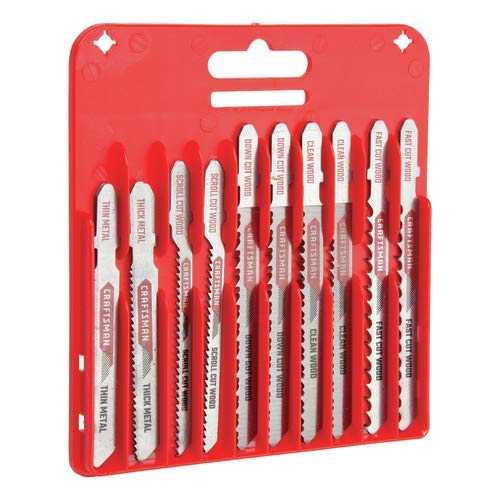 CRAFTSMAN Jigsaw Blades, T-Shank Set, 13-Piece (CMAJ1SET13) - style: T-Shank