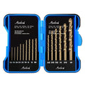 15Pcs Cobalt Drill Bit Set (1/16“-3/8”), M35 HSS, 135 Degree Tip, Twist Jobber Length for Hardened Metal, Stainless Steel, Cast Iron, Wood, and Plastics, with Index Storage Case - style: 15pcs Cobalt Drill