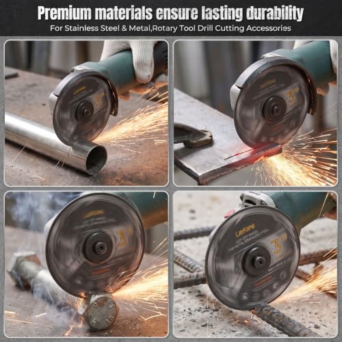 10Pcs 2Inch(50mm) Die Grinder Cut Off Wheel with Mounting Mandrel 3/8"Arbor - size: 10Pcs 2 inch Die Grinder Cut Off Wheel
