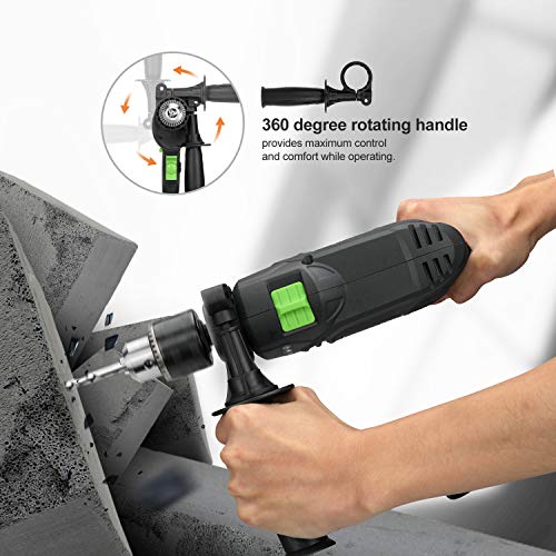 GALAX PRO 5Amp 1/2-inch Hammer Drill with 105pcs Accessories - style: Hammerdrill with 105pcs Accessories