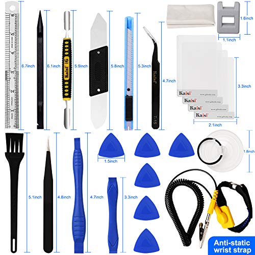 Kaisi 136 in 1 Electronics Repair Tool Kit Professional Precision Screwdriver Set Magnetic Drive Kit with Portable Bag | Professional Electronics Repair Tool Kit for Repair Computer, PC, MacBook, Laptop, Tablet, iPhone, Xbox, Game Console