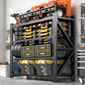 Heavy Duty Metal Shelving Units, Garage Shelves & Storage System - size: 59"W x 24"D x 69"H