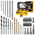 TOLESA 35pcs Drill Bit Set, Titanium Coated, HSS Twist Driver Bit Set
