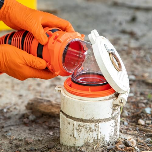 Camco RhinoFlex Clear RV Sewer Hose Elbow w/4-in-1 Adapter -Made in the USA - size: One Size