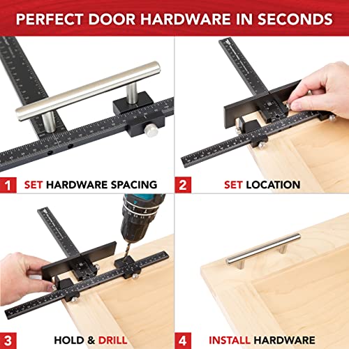 The Original Cabinet Hardware Jig - Made in USA - Most Accurate Tool for Knobs and Pulls - Hand Calibrated by True Position Tools - size: ORIGINAL