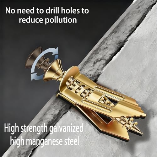 Drywall Anchors and Screws Kit, 120 PCS (60 PCS 12x30mm/0.47"x1.18" Anchor + 60 PCS 4x30mm/0.16"x1.18" Screw), Heavy Duty Galvanized Expansion Wall Anchor Kit for Picture Hanging & Drywall Repair - size: 12mm x 30mm (anchors), 4mm x 30mm (screws)