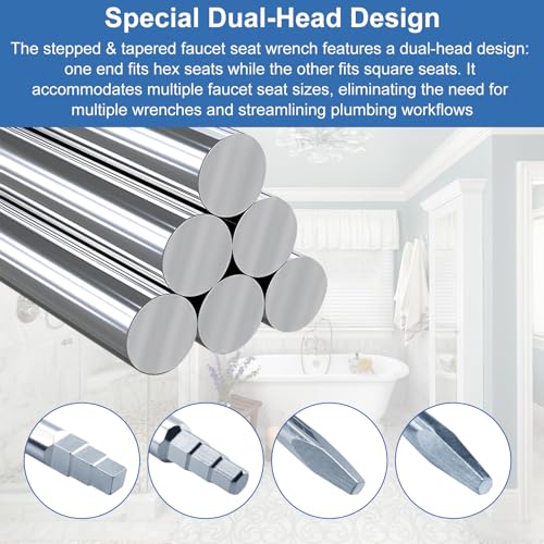 Universal Stepped & Tapered Faucet Seat Wrench Set for Danco 80439
