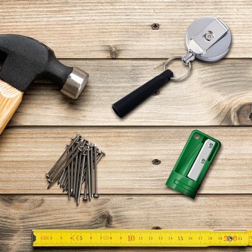 Honoson 24 Pcs Carpenter Pencil with Sharpener,Green Cover, Black Refill - color: Green Cover, Black Refill