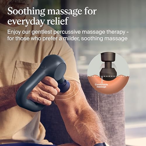 TheraGun Therabody Relief Massage Gun | for Daily Comfort | 3-Speed | Black - color: Black - 3 Attachments