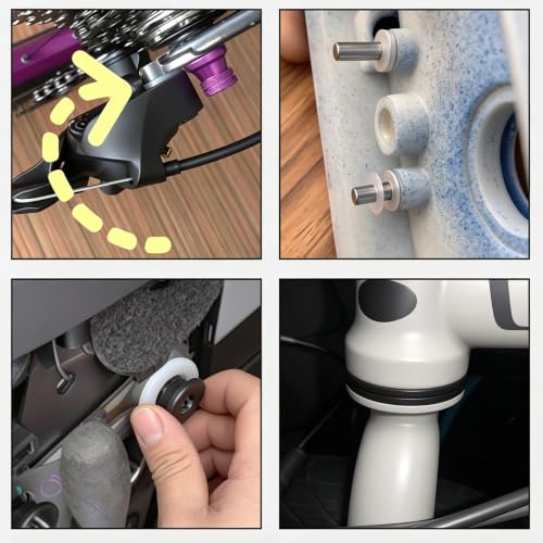 1200PCS White Nylon Washers Assortment Kit, Nylon Flat Washers for Bolts, 9 Metric Sizes Rubber Washers for Screws -M2, M2.5, M3, M4, M5, M6, M8, M10, M12 - size: WHT M2-M12 (1200PCS), style: Nylon Washer