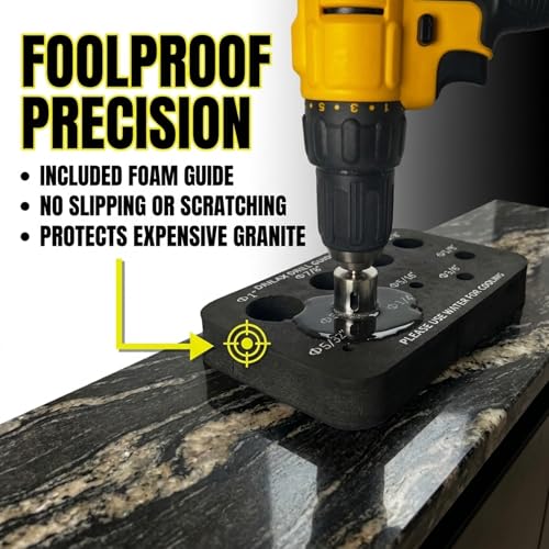 Diamond Hole Saw Kit 10 Pc 5/32 to 1 inch Drill Guide Case Ceramic Tile - style: 10 Pcs Set 5/32" to 1"