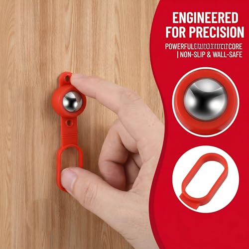 52300 Magnetic Stud Finder, 27 LBS Pull Power Battery-Free Wall Stud Scanner, Detects Wood & Metal Studs Through 5/8" Drywall, 3/4" Plywood, Ceramic Tile