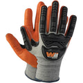 Wells Lamont Cut Resistant Nitrile Work Gloves – ANSI Rated, Touchscreen, Puncture Resistant – Safety Gloves - size: Medium, style: 1 Pair