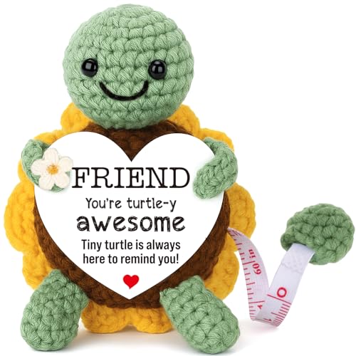 Xinezaa Crochet Turtle 60 in Retractable Tape Measure - style: friend