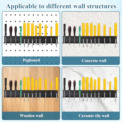 3 Pack Screwdriver Organizer, 15.75 Inch Black Heavy Duty