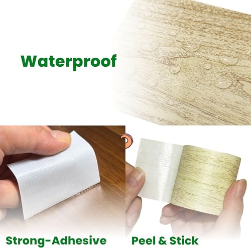 ECOHomes Wood Grain Repair Tape (Modern Pine, 2.25 Inch x 15 Feet) - color: Modern Pine, size: 2.25 Inch By 15 Ft
