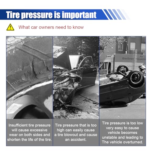 Digital Tire Pressure Gauge with Inflator - 250 PSI Heavy Duty Tire Inflator with Gauge & Quick Connect Coupler - Car Tire Air Chuck and Compressor Accessories - 0.1 Display Resolution (1 Pack)