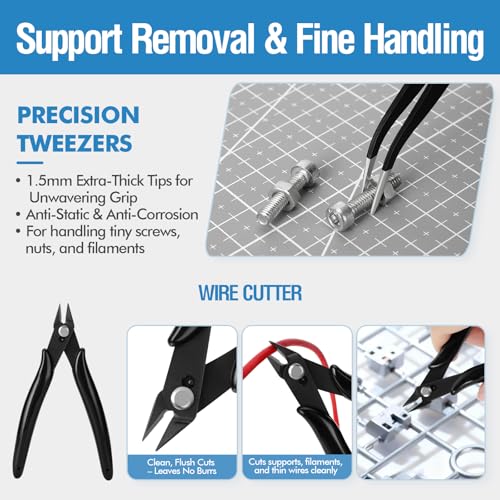 35Pcs 3D Printer Tool Kit Compatible with Bambu Lab A1 Mini - size: for A1-Mini