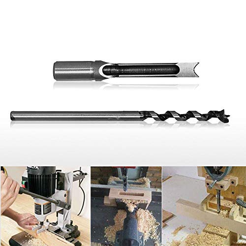 SaferCCTV 9/16 Inch Woodworker Square Hole Drill Bits Woodworking Hollow Chisel Mortise Drill Tool，Drill Press Bits Square - size: 9/16-Inch