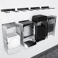 MOOMSINE Folding Chair Storage Rack Wall Mount, Garden Tool Hanger for Garage Organization, Patio, Beach & Camping Chairs Organizer Hooks, Holds 480 lbs - 4 Pack - size: 16.5 Inch（4 Pack）