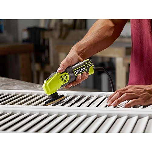 Ryobi ZRDS1200 0.4 Amp Corded 2-7/8 in. Detail Sander (Renewed)