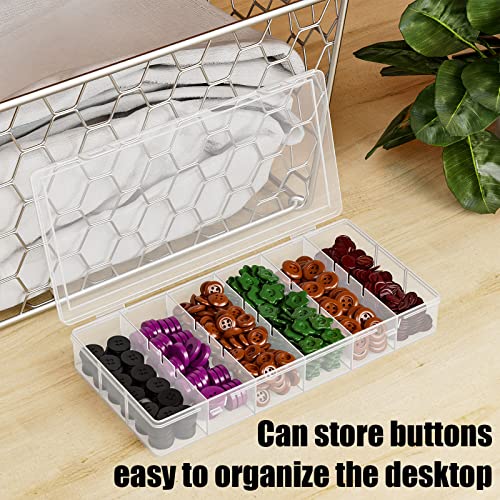 clear visible plastic storage box cosmetic tools storage box makeup tools fishing tackle accessory box organizer jewelry screws hardware accessories organizer box (4Pack) - size: 4Pack