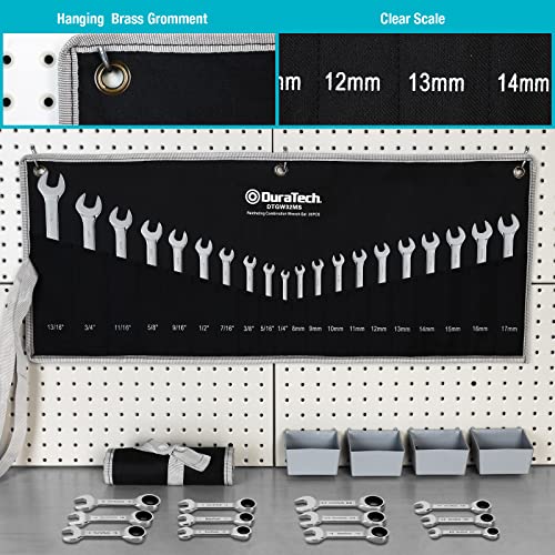 DURATECH 32-Piece Ratcheting Combination Wrench Set - size: Metric&SAE(32 PCS)