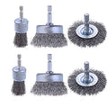 Rocaris 6 Pack Carbon Steel Wire Wheel Brush, Wire Brush for Dill