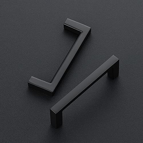 Ravinte Matte Black Cabinet Pulls Slim Cabinet Handles, 3 Inch CC, 30 Pack - size: 3" hole center
