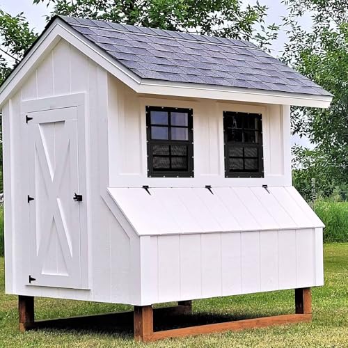 2 Pack Shed Windows, Chicken Coop Windows, 12" x 18" Black - color: Black, size: 12" x 18"