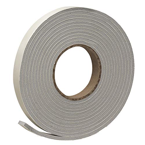 Frost King V734H Vinyl Foam Tape - Closed Cell - Moderate Compression, 3/4" W, 1/2" Thick, 10' L, Grey,Gray - size: Pack of 1, style: 3/4"W,1/2"T,10'L,Grey